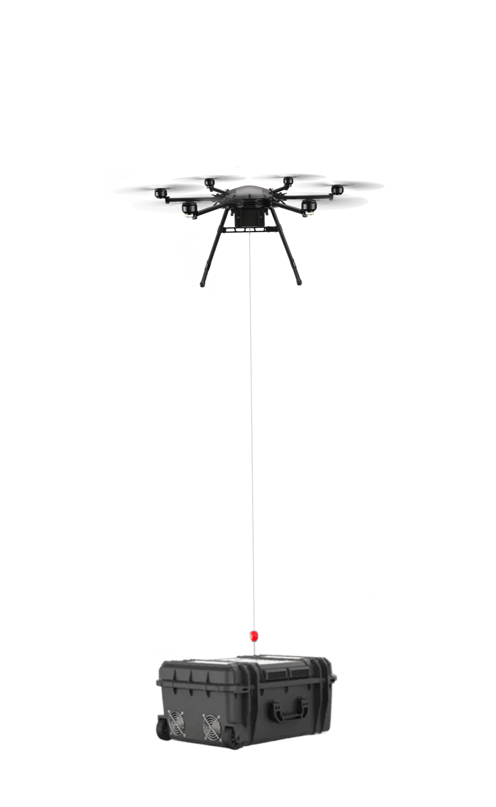 EZ Lite + drone tethered to its base station